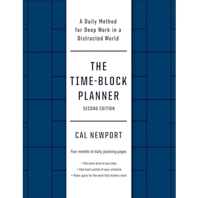 Bild av The Time Block Planner (Second Edition): a Daily Method for Deep Work in Distracted World