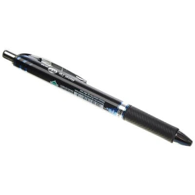 Bild av Pentel EnerGel Document BLP77 CX gelbläckrulle, blå, 0,7 mm linjetjocklek, tryckmekanik, påfyllningsbar, vattentät, ljusäkta bläck dokumentäkta enligt ISO 27668 4, 1 styck (1 pack)