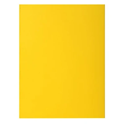 Bild av Exacompta Ref 807011E Förpackning med 30 färgglada ROCK&#039;&#039;S 80 g/m2 undermappar PEFC certifierade storlek 22 x 31 cm för A4 format färg citrongul
