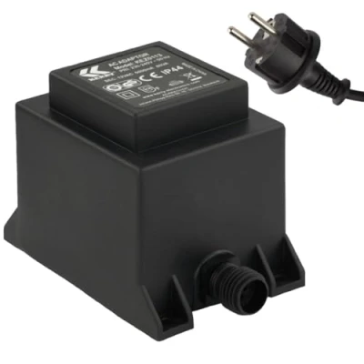 Bild av KERRY ELECTRONICS 12V transformator 60VA/W, AC/AC AC, för utomhusbruk IP44, bland annat LED belysning och..