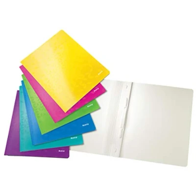 Bild av Leitz WOW Offertmapp, A4, laminerad kartong, 250 ark, blandade färger, 6 pack, 30011099