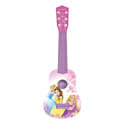 Bild av Lexibook, Disneyprinsessor, Min första gitarr för barn, 6 nylonsträngar, 21 lång, guide ingår, rosa, K200DP