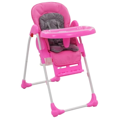 Bild av VidaXl Barnstol Rosa Och Grå