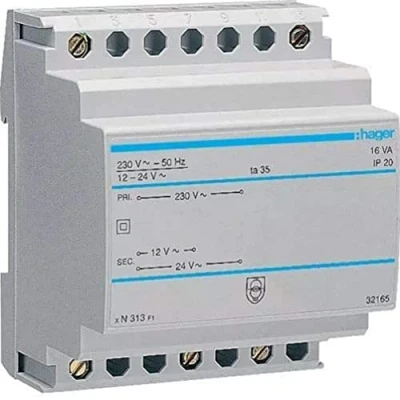 Bild av Hager Safety transformer 16va 230v12 24v