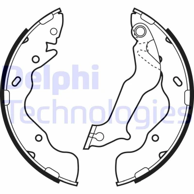 Bild av DELPHI LS2059 Mâchoires De Frein 203 38 KIA: Soul I