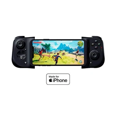 Bild av Razer Kishi for iPhone Universalspelkontroll för iOS (Klickbara analoga tumspakar, Latensfritt Lightning port, Passar de flesta enheterna, Ergonomisk design) Svart