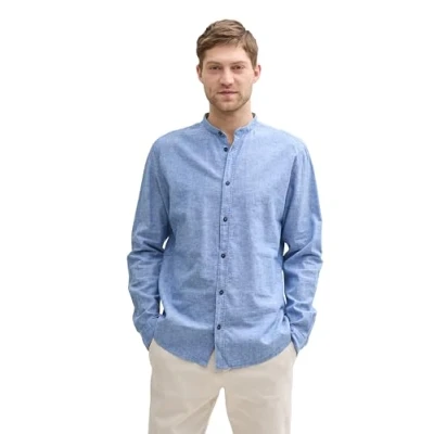 Bild av TOM Tailor Regular FIT Skjorta, Storlek: Large, Sapphire blue chambray