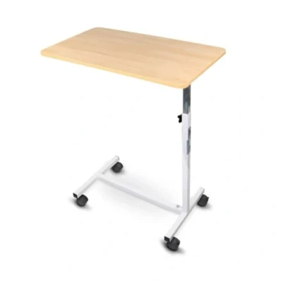 Bild av Mobiclinic, Hjälpbord, med hjul, Plateau modell, Dimbar höjd bord, bord hjul för soffa och säng, lätt äldre hjälp, lyftbord