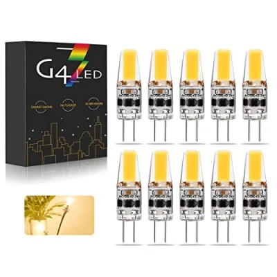 Bild av G4 LED lampor, AC/DC 12 24V 3W Dimbara Bulb Naturvit 4000K 270LM, ersättning för 20W 30W halogenlampor, inget flimmer, 10 st