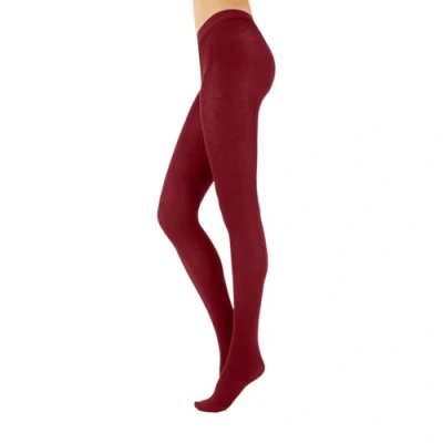 Bild av CALZITALY Kashmir Ullstrumpbyxor, varma vinterstrumpbyxor, tjocka tights, 150 Den, S, M, L, XL, XXL, 3XL, 4XL Italienska strumpbyxor, Portwine, M