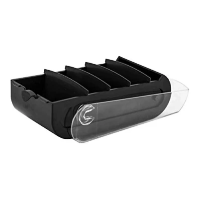 Bild av Exacompta 5341423d Boîte à fiches bristol A7 noir/cristal