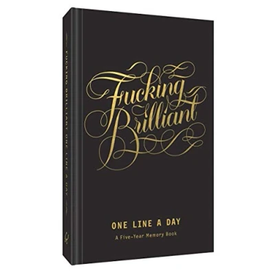 Bild av Fucking Brilliant One Line A Day: Five Year Memory Book