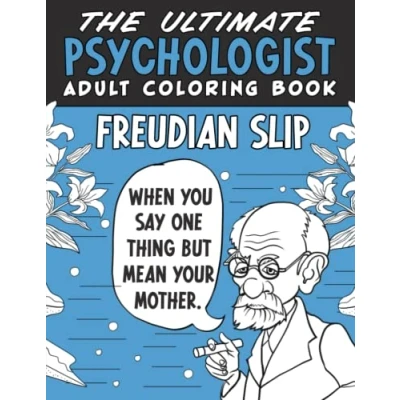 Bild av The Ultimate Psychologist Adult Coloring Book: A Humorous, Relatable &amp; Snarky Book For Psychologists