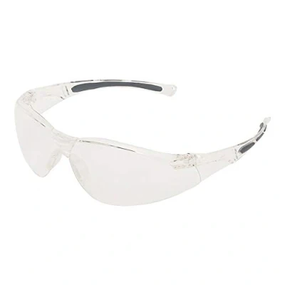 Bild av Honeywell 1015369 A800 Sportig skyddsglasögonram med transparent, reptålig lins, mjukt glasögonrem, lämplig för allmännyttighet/laboratorier/renrum (1 styck)