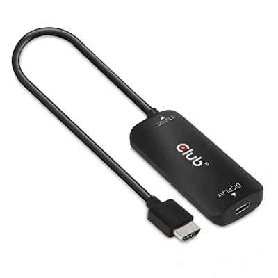 Bild av Club 3D CAC 1336 HDMI+ Micro USB till Type C 4K120Hz eller 8K30Hz M/F aktiv adapter