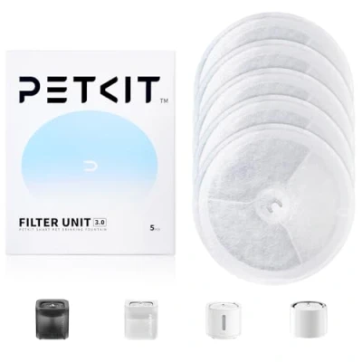 Bild av PETKIT Filterenheter för EVERSWEET 2, 3 och CYBERTIAL PUREDRINK, Reservfilter… (3.0 5Pcs)