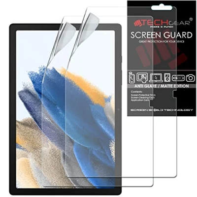 Bild av TECHGEAR 2 pack Galaxy Tab A8 10,5 tum anti bländning skärmskydd (SM X200/SM X205), MATTE skydd designat för Samsung 2022