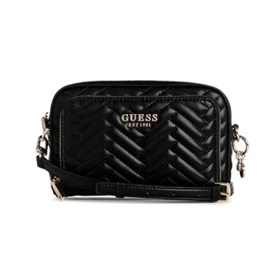 Bild av Guess Anning Camera Crossbody Axelremsväska, Storlek: One Size, Black