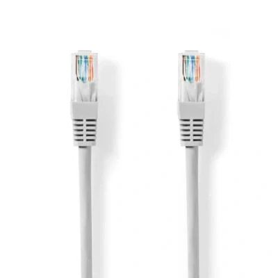 Bild av NEDIS Cat 5e kabel U/UTP RJ45 kontakt 0,50 m rund PVC grå etikett