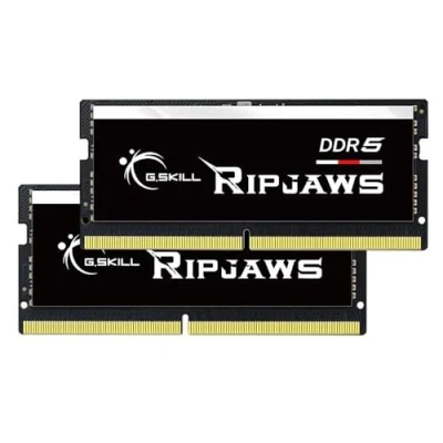 Bild av G.Skill Ripjaws SODIMM DDR5 4800 32GB CL34 Dual Channel (2 pcs) Intel XMP Svart