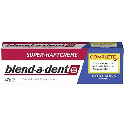 Bild av Blend a dent tandhäftningskräm extra stark, 3 x 47 g (3 pack)