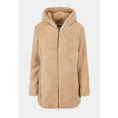 Bild av Urban Classics Ladies Sherpa Jacket Vinterkappa /rock, Storlek: Small, Softtaupe