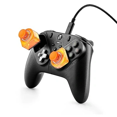 Bild av Thrustmaster ESWAP S PRO CONTROLLER LED ORANGE CRYSTAL LIMITED EDITION, Officiellt Licensierad för Xbox Series XS Exklusiv AMAZON