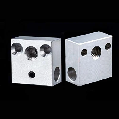 Bild av 2 pack CR 10 värmeblock för Creality All Metal Hotend Ender 3s 3 Pro 5 CR10 S4 S5 3D skrivare (aluminium)