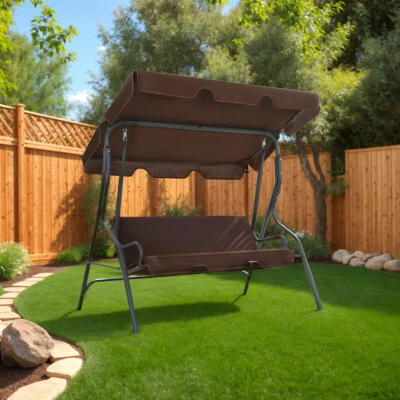 Bild av VidaXl Hammock Kaffebrun 170X110X153 Cm