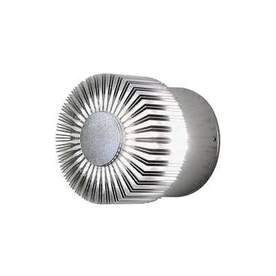 Bild av Konstsmide Monza 7900 310 vägglampa HighPowerLED/B: 9 cm D: 8 H: cm/1 x 3 W/IP44/aluminium/silvergrå