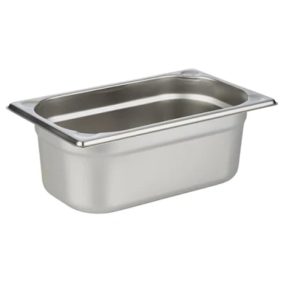 Bild av APS 81404 GN 1/4 behållare, rostfritt stål Gastronormbehållare, mått 265 x 160 mm/höjd 100 mm/volym 2,8 liter