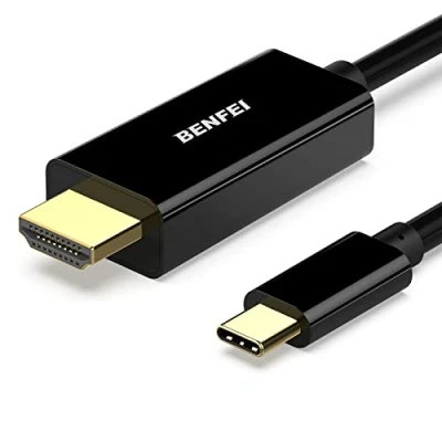 Bild av BENFEI USB C till HDMI kabel 4K 1,8 m, typ [kompatibel Thunderbolt 3/4] för iPhone 15 Pro/Max MacBook Pro/Air 2023 iPad Pro iMac S23 XPS 17 etc