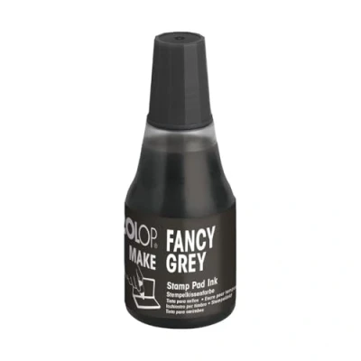 Bild av COLOP Påfyllningsfärg för MAKE stämpelkudde 25 ml fancy grey