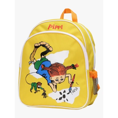 Bild av pippi resväska med lång strumpa rosa barnresväska ryggsäck för flickor och pojkar plast polyester ålder 3+, gul, 120x270x320mm