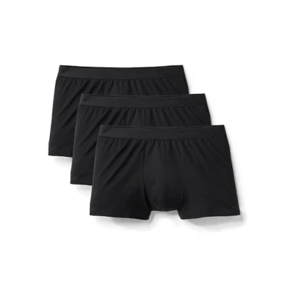 Bild av CALIDA Natural Benefit Boxershorts för män, i 3 pack, mjukt elastiskt midjeband, svart, 46 48