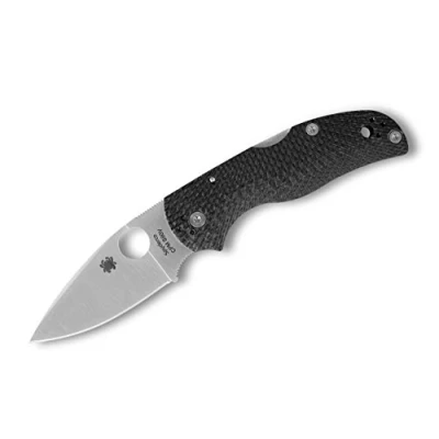 Bild av Spyderco Vuxen Native 5 Fluted CF fickkniv, svart, en storlek