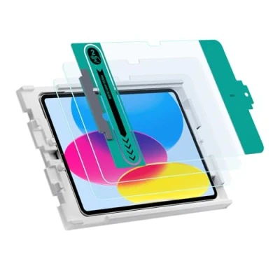 Bild av ESR Skärmskyddsfilm för iPad 10 Gen (2022), skärmskydd i härdat glas med enkel montering, reptålig, HD klarhet, 2 stycken