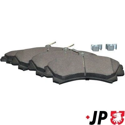 Bild av JP GROUP 3963600510 Jeu de plaquettes frein Essieu avant avec indicateur d&#039;usure MITSUBISHI: Colt 6, VI CZC Cabriolet, SMART: Forfour I