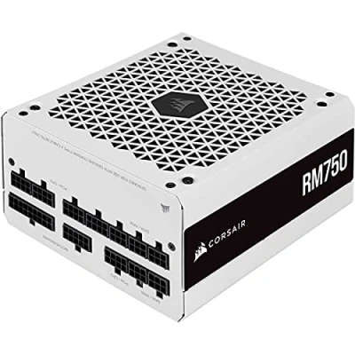 Bild av RM Series 2021, 750 watt,80 PLUS GOLD Certified, Fully Modular Power Supply,White (Ultra low noise, 10 year warranty, Modern Standby compatible)