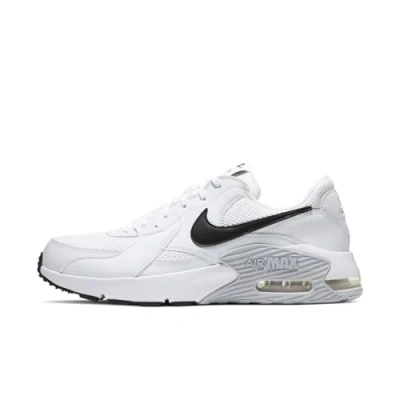 Bild av NIKE unisex barn Air Max Excee sneakers, Grey Cool White 002, 9 UK, Bianco vit svart ren platina, 22.5 EU