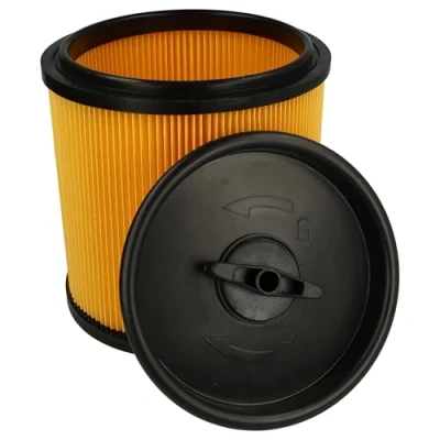 Bild av vhbw Patronfilter kompatibelt med Lidl/Parkside PNTS 1500 A1, 1 500 B2, B3, C4, veckat filter