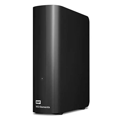 Bild av WD Elements 20TB Desktop HDD, Stationära hårddisk, USB 3.0, Hög kapacitet, Tilläggslagring, Snabba dataöverföringshastigheter, Plug and Play Enkelhet, Lagra fler foton, videor, musik och filer, Svart