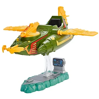 Bild av Masters of the Universe GYY34 Origins Wind Raider fordon med dragkrok, utdragbar sladd och uppställningsanordning, från 6 år uppåt