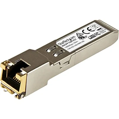 Bild av StarTech.com Cisco Meraki MA SFP 1GB TX Kompatibel modul 10BASE T till RJ45 Cat6/Cat5e 10/100/1000 Mbps RJ 45 100m MS225, MX400, MS250 (MASFP1GBTXSTSTSTST.)
