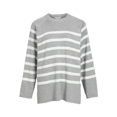 Bild av Object Objester Stickad tröja, Storlek: XS, Light grey melange