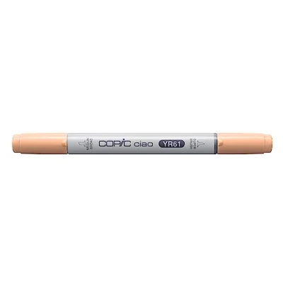 Bild av COPIC Ciao märkpenna typ YR 61, vår orange, mångsidig layoutmärkpenna med en medelbred och penselspets