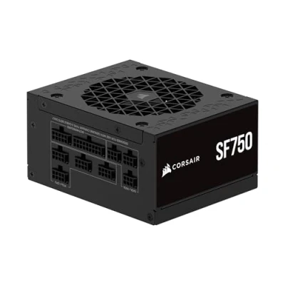 Bild av CORSAIR SF750 (2024) Fullt Modulärt 80 PLUS Platinum ATX Strömförsörjning med Låg Ljudnivå 3.1 Kompatibel PCIe 5.1 SFX till Fäste Ingår Svart