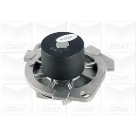 Bild av GRAF PA615 Pompe à eau avec bague d&#039;étanchéité mécanique Tôle d&#039;acier 48 pour transmission par courroie de distribution FIAT: BRAVO 1, Brava 5 portes