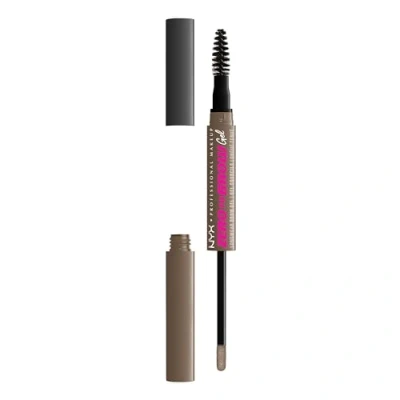 Bild av NYX Professional Makeup ZERO TO BROW Augenbrauengel Ögonbrynsgel, Storlek: 2 ml, Ash brown