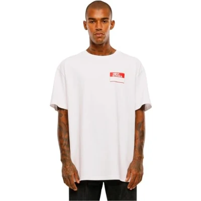Bild av Upscale by Mister Tee Unisex HEY! MY NAME IS Tshirt med print, Storlek: XS, White